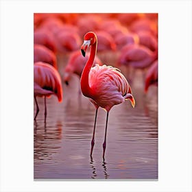 Flamingos 4 Canvas Print