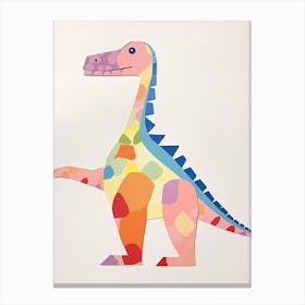 Nursery Dinosaur Art Heterodontosaurus 3 Canvas Print