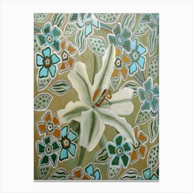 Flower Tessellation Canvas Print