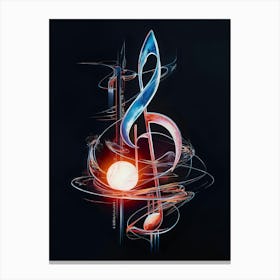Music Note 7 Canvas Print