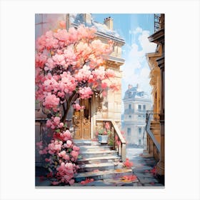 Floral Paris 4 Canvas Print