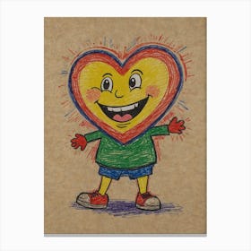 Heart Of A Child Canvas Print