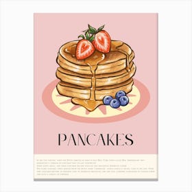 Pancakes Canvas Print