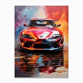 Toyota Supra 4 Canvas Print