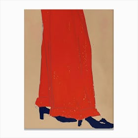 Red Dress Canvas Print