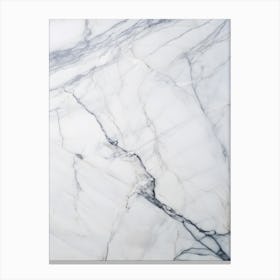 White Marble Canvas Print