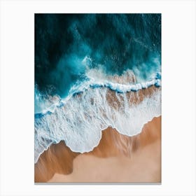 Aerial View Of The Ocean 1 Canvas Print