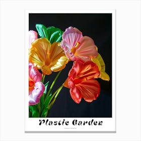 Bright Inflatable Flowers Poster Evening Primrose 1 Canvas Print