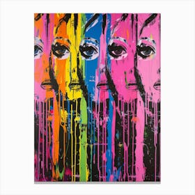 'Multiple Faces' Canvas Print