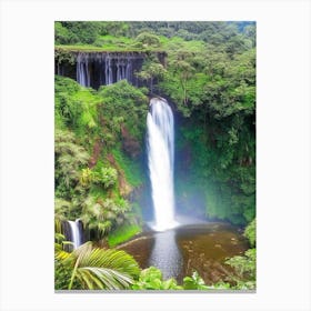 Millaa Millaa Falls, Australia Majestic, Beautiful & Classic (2) Canvas Print