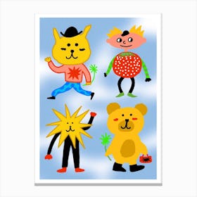 ♥ animal friendship ♥ Canvas Print