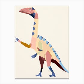 Nursery Dinosaur Art Troodon Canvas Print