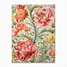 Floral Wallpaper 49 Canvas Print