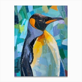 King Penguin St Andrews Bay Colour Block Painting 5 Canvas Print