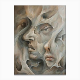 'Faces' 6 Canvas Print