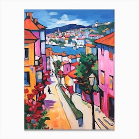 Santander Spain 1 Fauvist Painting Canvas Print