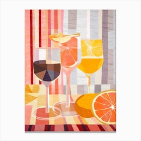 Summer Cocktails 4 Canvas Print