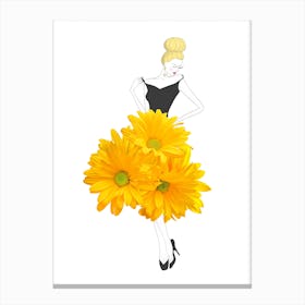 Fashion Chrysanthemums Canvas Print
