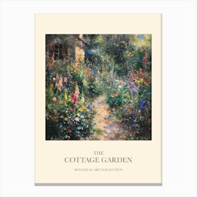 Nature Cottage Garden Poster 9 Canvas Print