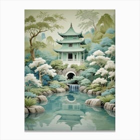 Oriental Serenity no1 Canvas Print