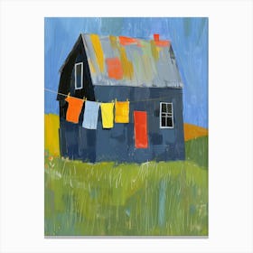 Laundry House Canvas Print