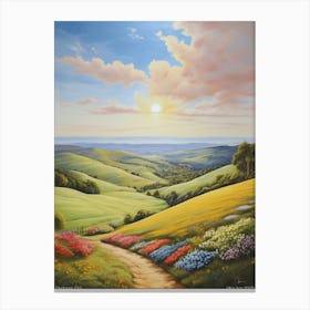 Piedmont, spring season, USA. Canvas Print