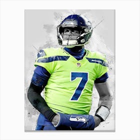 Geno Smith Seattle Seahawks Canvas Print