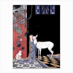 Illustration 2 From “Old French Fairytales", Virginia Frances Sterrett Canvas Print