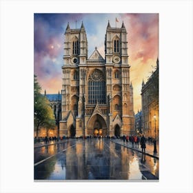 Westminster Abbey Sightseeing Canvas Print