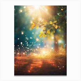 Forest In The Sunlight Canvas Print