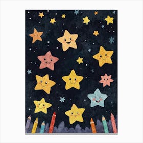 Stars In The Sky Canvas Print