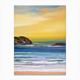 Balmoral Beach, Australia Bright Abstract Canvas Print