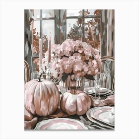 Thanksgiving Table 3 Canvas Print