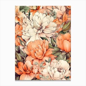 Peonies Canvas Print