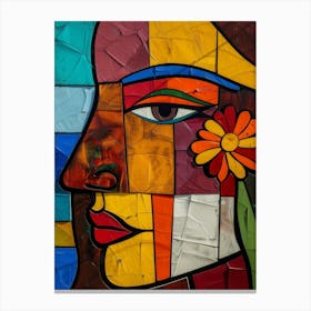 Mosaic Woman 3 Canvas Print