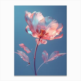 3d Flower Canvas Print