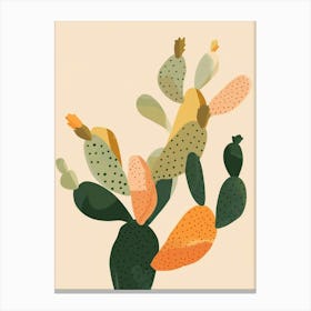 Acanthocalycium Cactus Minimalist 3 Canvas Print