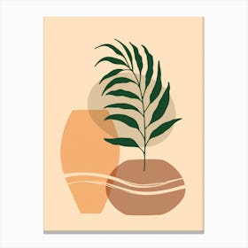 Abstract Of A Plant Canvas Print