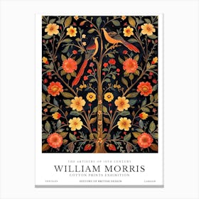 William Morris Exhibitions Birds Series 17 Canvas Print