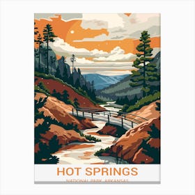 Hot Springs National Park Canvas Print