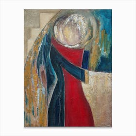 The Kiss, Angel of Love, Contemporary Bedroom Art Canvas Print