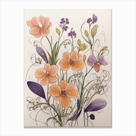 Orchids Luckycharms Canvas Print