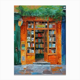 Dublin Book Nook Bookshop 4 Canvas Print