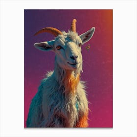 Goat In Space Canvas Print