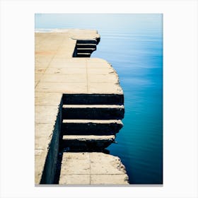 Decaying Quayside Canvas Print