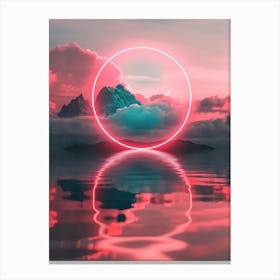 Red Circle 1 Canvas Print