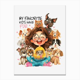 Funny Woman Quote 6 Canvas Print