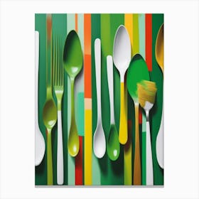 Spoons And Forks Canvas Print