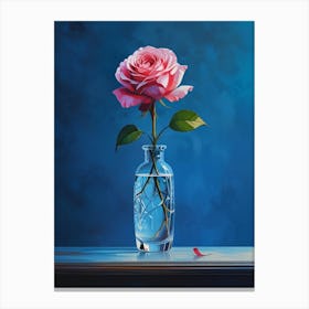 Rose In A Vase 3 Canvas Print