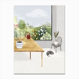 Window Canvas Print
